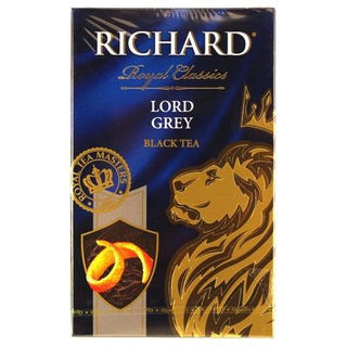 Чай черный листовой Ричард Лорд Грей с ароматом бергамота 90г